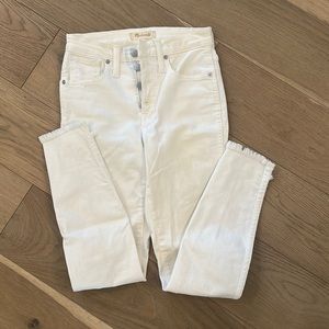 Madewell 10” high rise skinny jeans